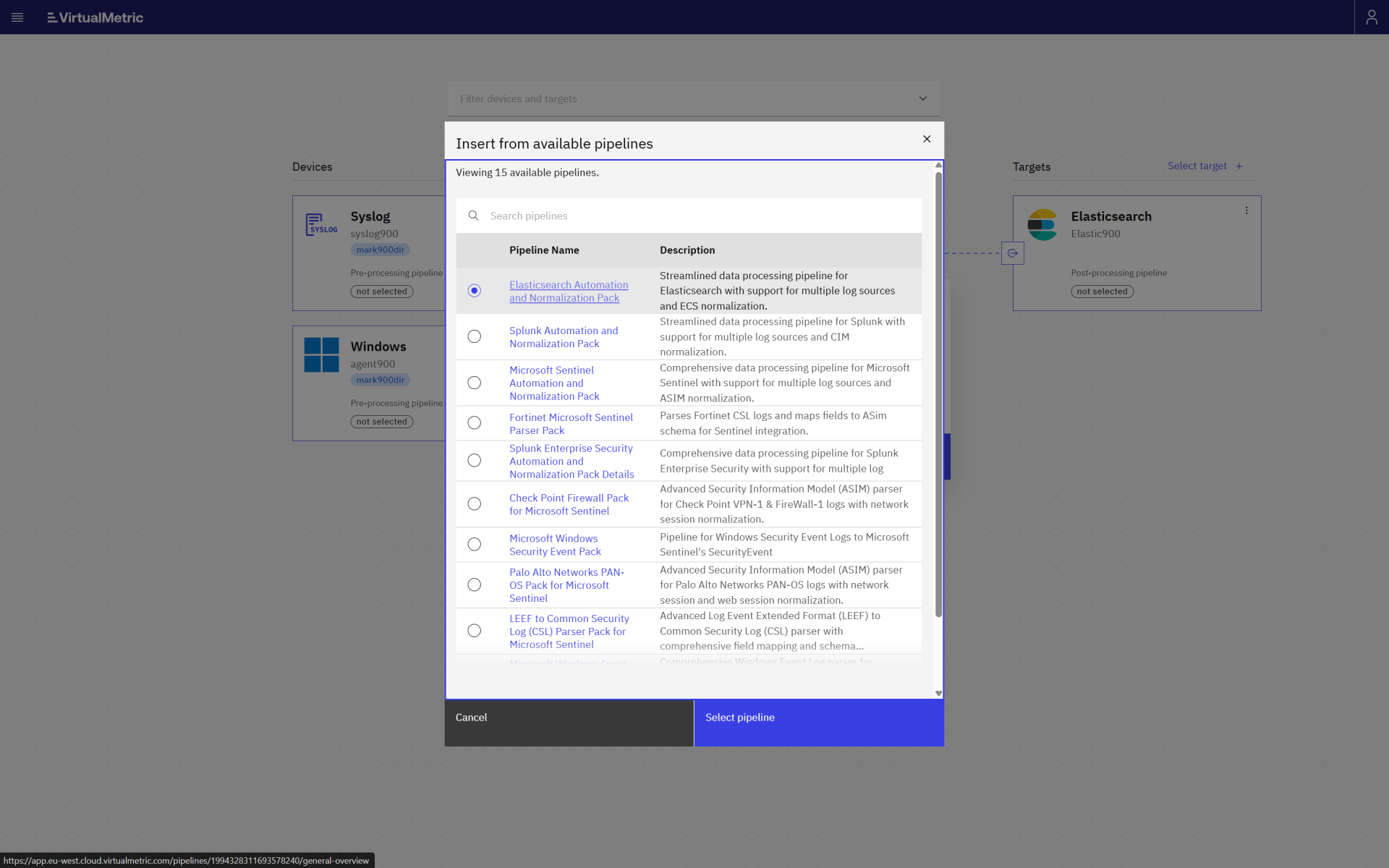 enable normalization and enrichment