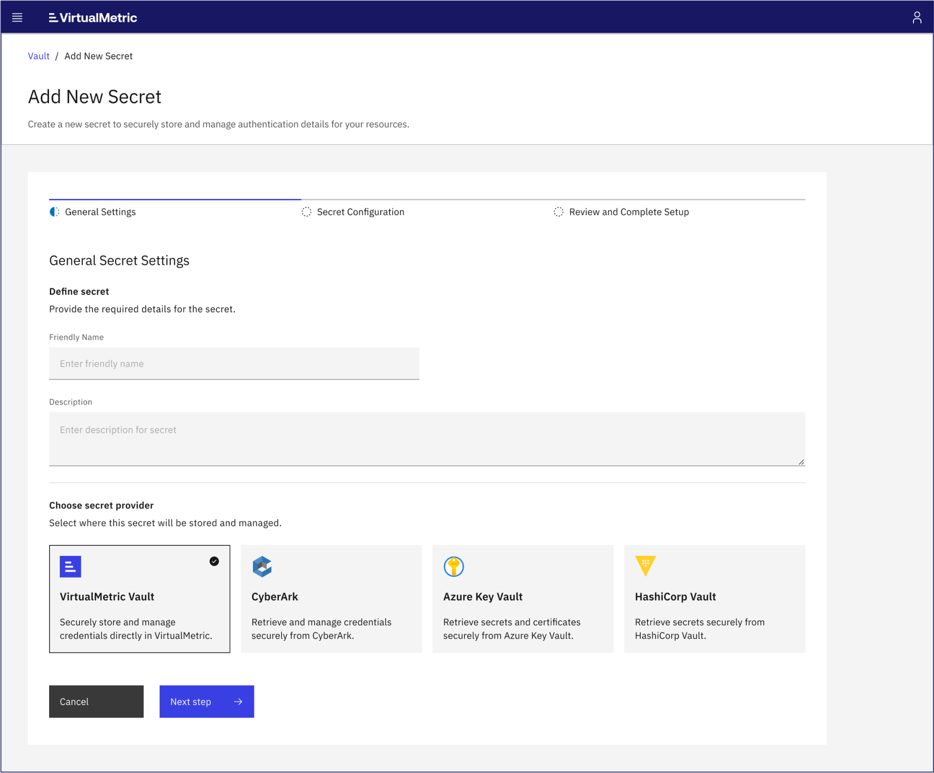 vm vault